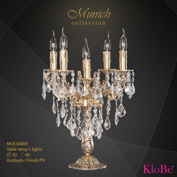 MUE3AB05 - Table Lamp 5 L  Munich collection KloBe Classic