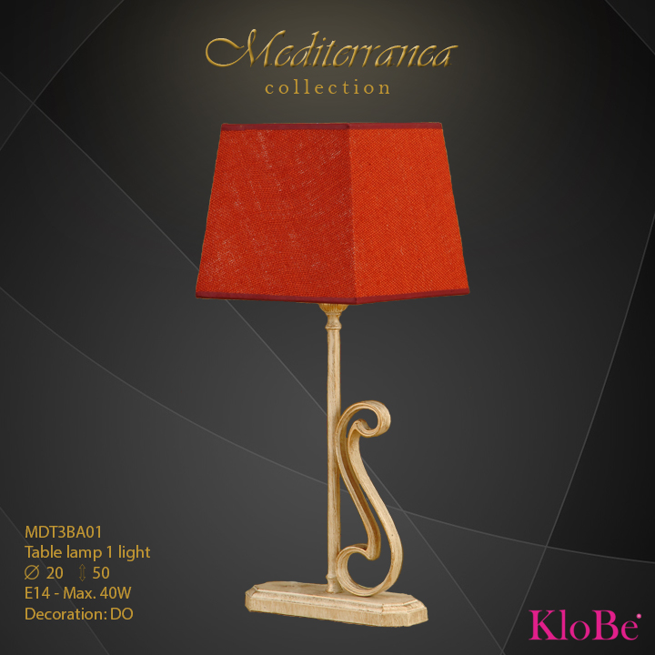 MDT3BA01 (DO) - TL  1L  Mediterranea collection KloBe Classic